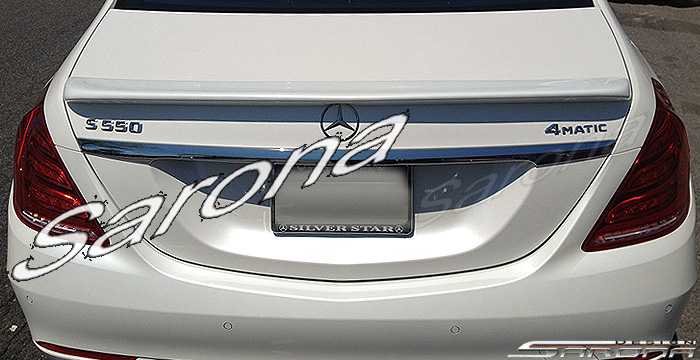 Custom Mercedes S Class  Sedan Trunk Wing (2014 - 2019) - $299.00 (Part #MB-098-TW)
